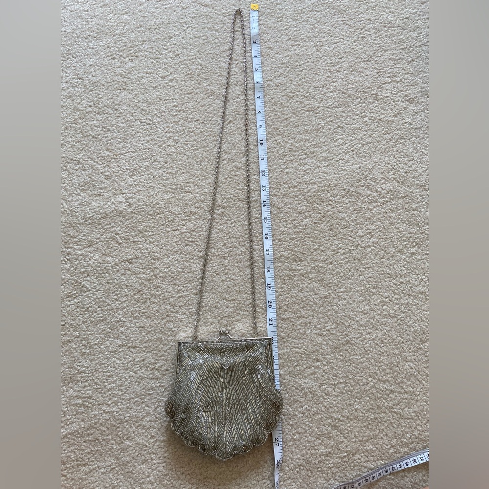 Apt. 9 Metallic Beaded Clutch
